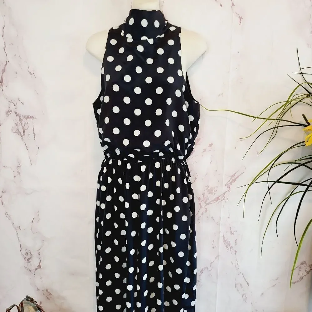 Victoria's Secret wide leg polka dot jumpsuit - Picture 6 of 7